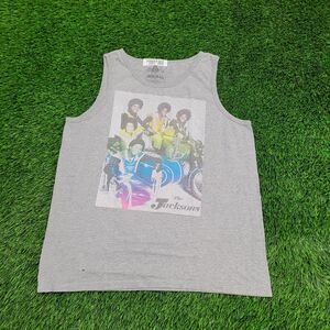 The-Jackson 5 Tank-Top Large 22x28 Gray Michael-Jackson